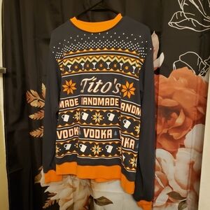 Tito's Vodka Men's Sweater Size Small NWOT